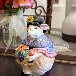 Fitz and Floyd Multicolor Sheep Figurine